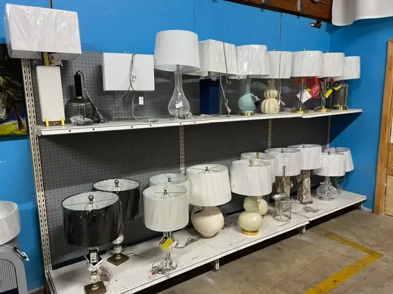 Assorted Table Lamps & Lighting Accessories at The Re-Store Warehouse