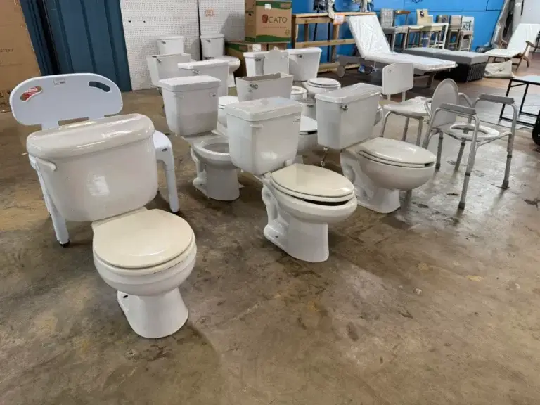 Toilets & Assisted Mobility Bathroom Equipment at The Re-Store Warehouse